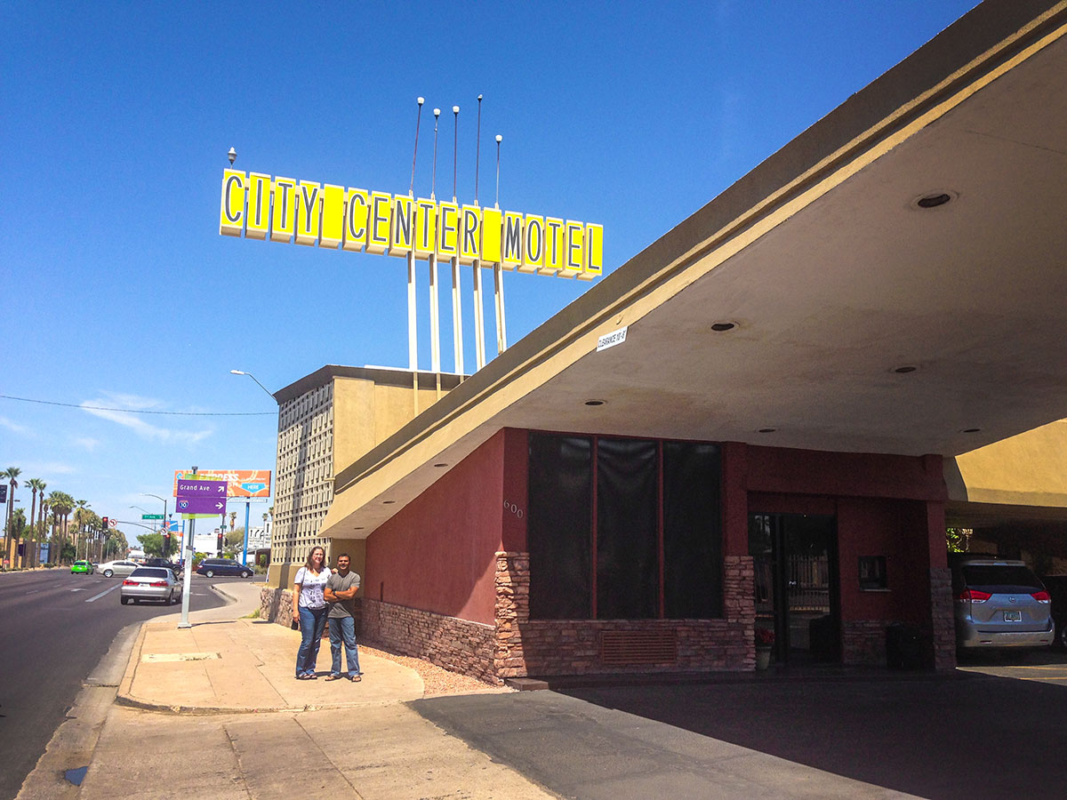City Center Motel (now Travelodge) on Van Buren in Phoenix