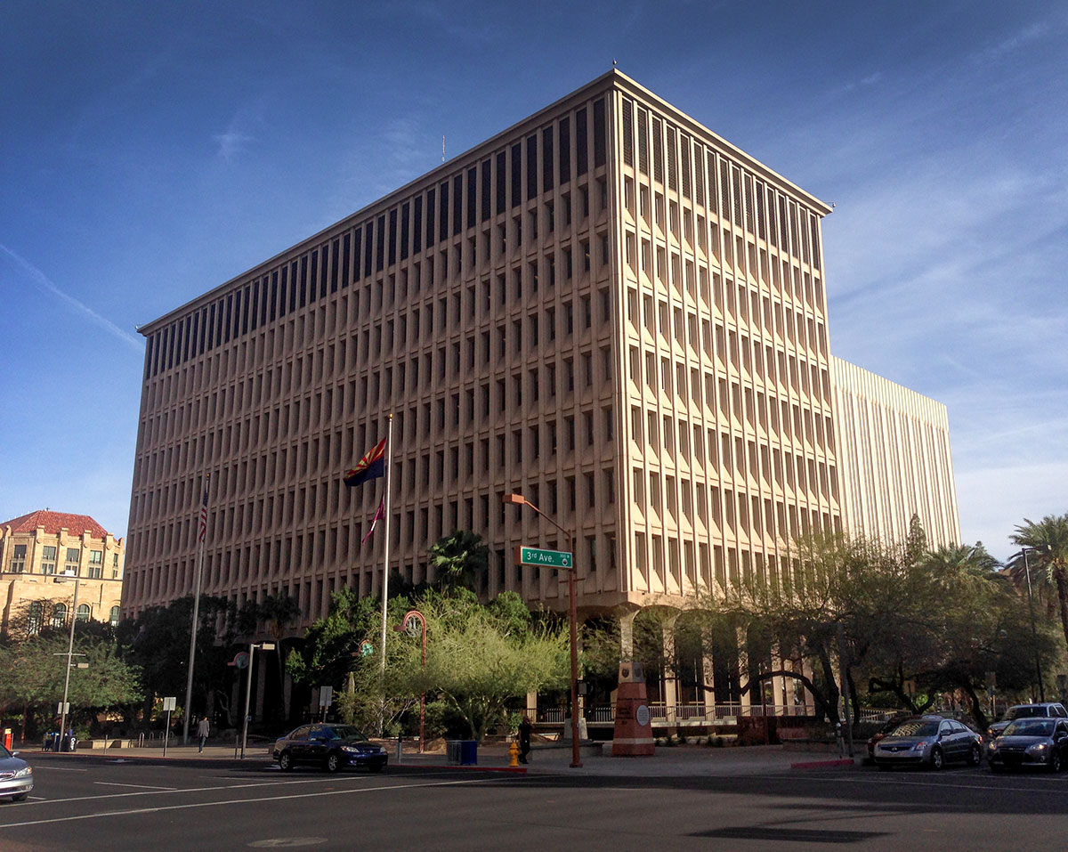 Phoenix Municipal Center aka Calvin C Goode Building by Haver and Varney