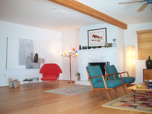 A Usonian and Danish modern interior restored by Cornelia Stumpf