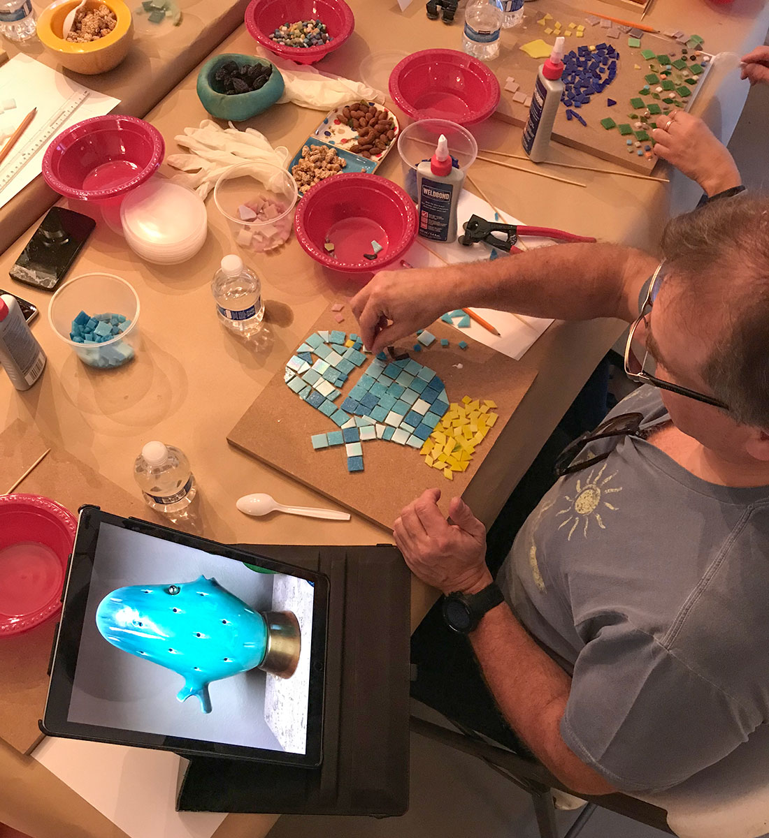 Mosaic Workshop at Modernique for Modern Phoenix Week 2019