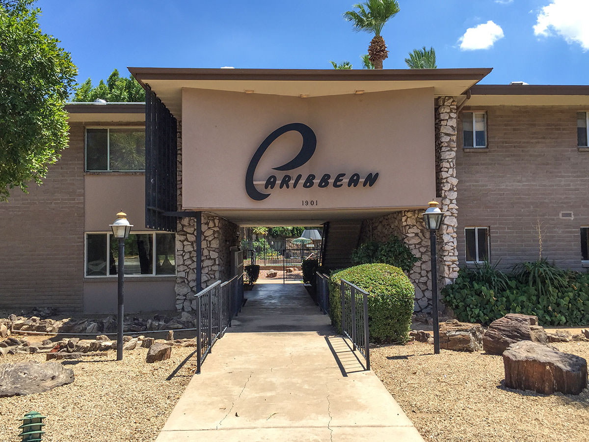 Caribbean Gardens Condominiums in Uptown Phoenix Arizona