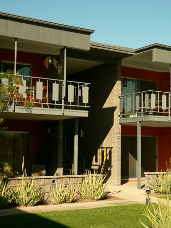 The Palmaire multifamily complex rehabilitated by Helix Development