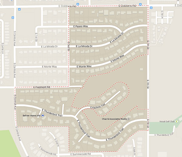 Thunderbird Country Club Estates in Phoenix