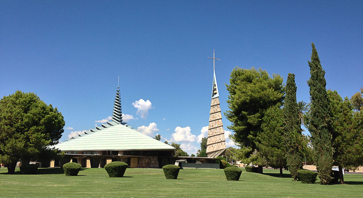 First Christian Church by Frank Lloyd Wright Modern Phoenix