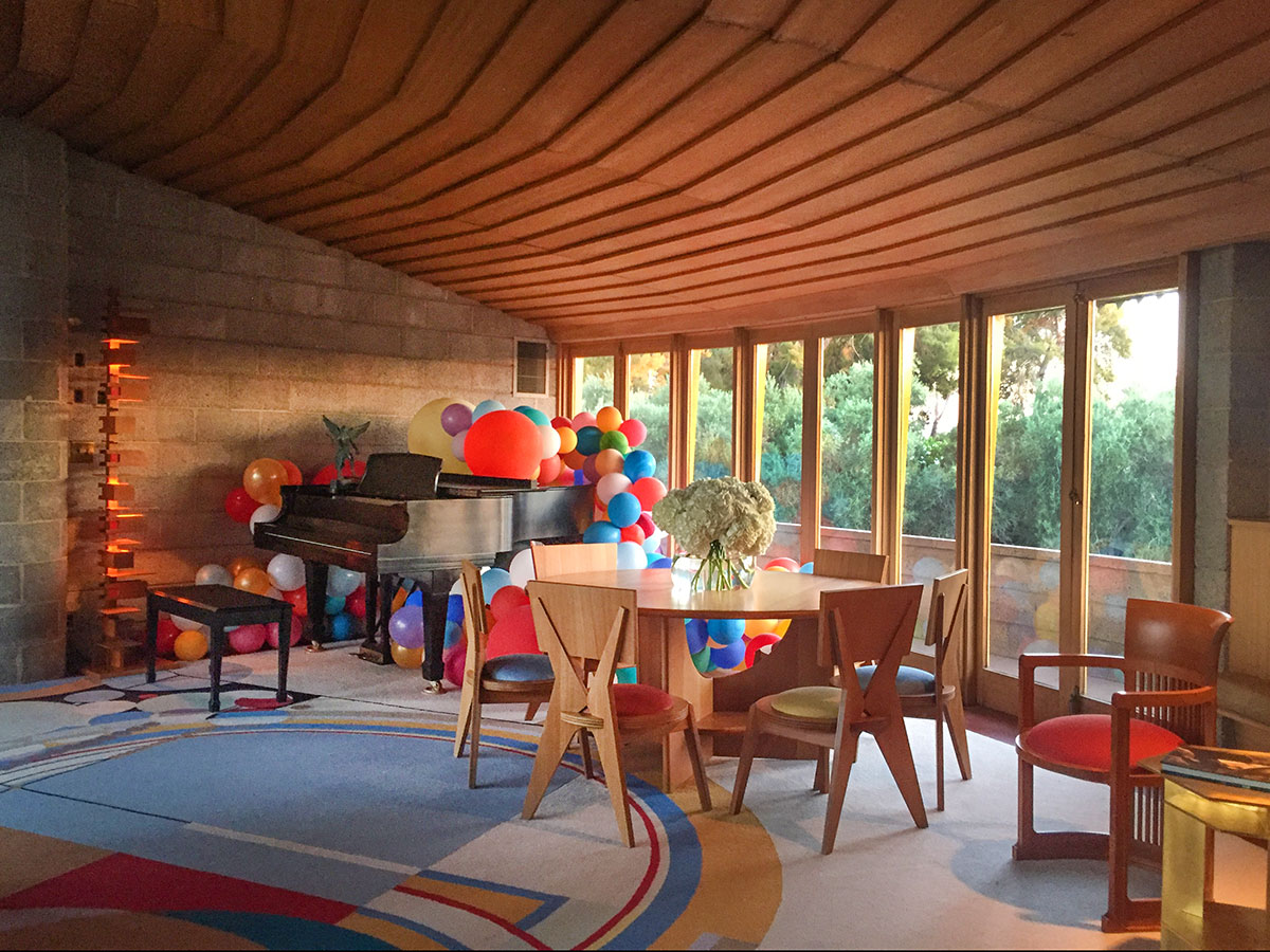 FLW150 Celebration at the David and Gladys Wright House in Phoenix Arizona for Frank Lloyd Wright's 150th Birthday